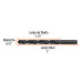 Broca HSS 11/32" Trublack para metal, TRUPER