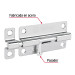Pasador de barril de acero cromo 4", HERMEX