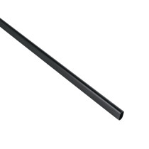 Tubo ovalado de 3.0 m negro para closet, HERMEX