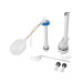 Juego accesorios para WC, 2" con flotador tradicional, BASIC