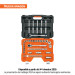Juego de 36 herramientas cuadro 1/2" mm para mecánico