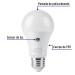 Lámpara LED tipo bulbo A19 10 W con sensor de luz, Volteck