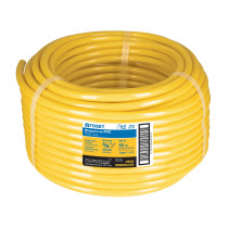 Manguera para gas, PVC amarilla, 3/8" s/conexión, 50 m,FOSET