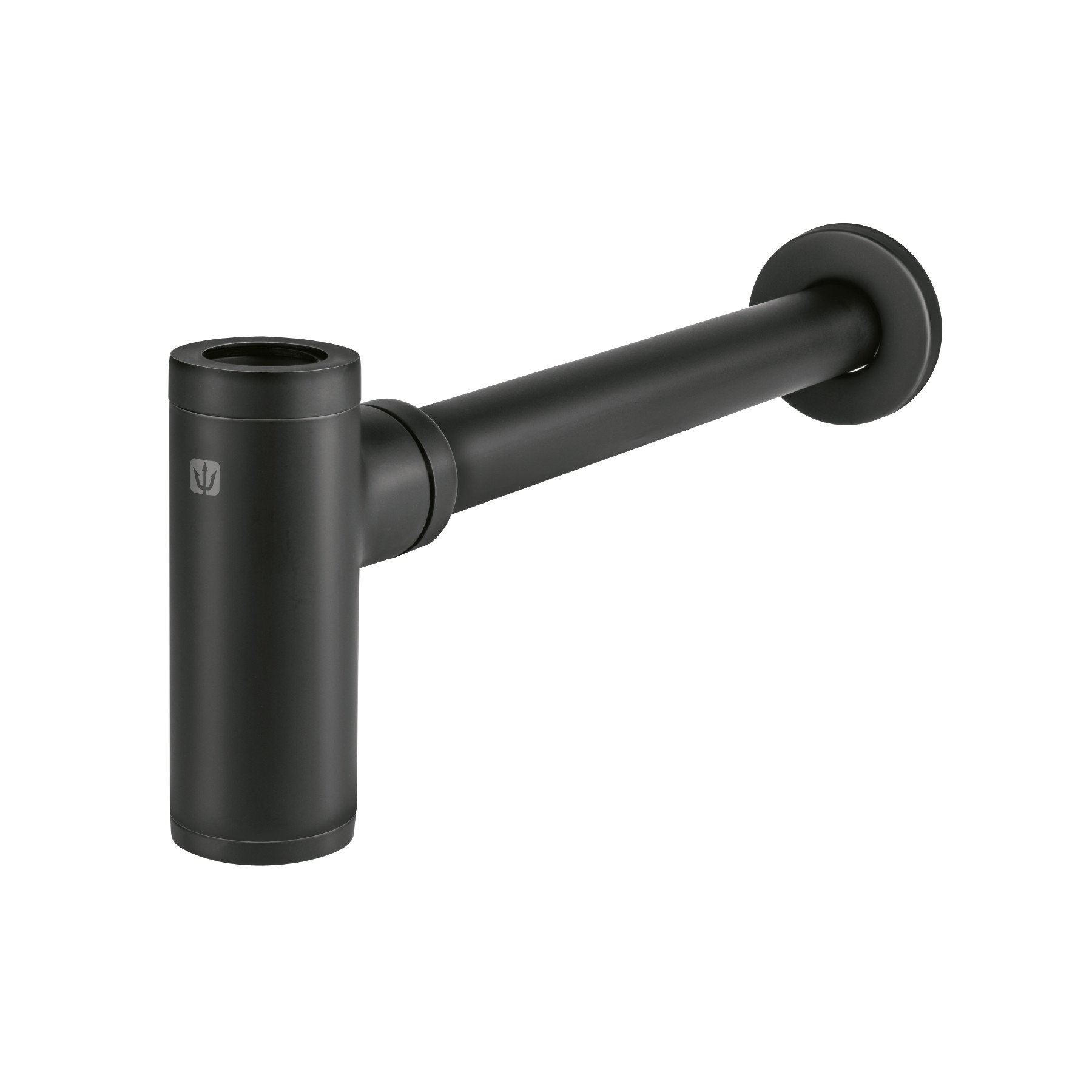 Céspol de bote minimalista 1 1/4", negro, para lavabo, FOSET