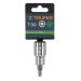 Dado punta torx T-30, cuadro 1/2", TRUPER