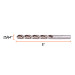 Broca HSS 25/64" Trusilver para metal, Truper