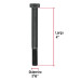 Bolsa con 20 tornillos 7/16" x 4" acero grado 5, FIERO