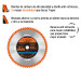 Disco sierra 12" para madera, 60 dientes centro 1", EXPERT