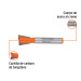 Broca para router, cola de pato, 1/2", TRUPER