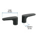 Juego manerales palanca para RIM-52M, negro, FOSET RIVIERA