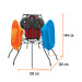 Rack para 3 carretillas, TRUPER