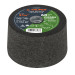 Copa desbaste de piedra 3-5/32" grano 60, eje 5/8-11, TRUPER