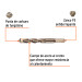 Broca para concreto de 3/4 x 6", TRUPER