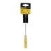 Desarmador cabinet 1/8 x 4" mango de PVC, PRETUL