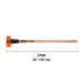 Marro octagonal 6 lb, mango de madera 36", TRUPER