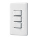 Placa armada con 3 interruptores sencillos, VOLTECK BASIC