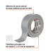 Cinta para ducto 30m x 48mm, espesor 0.27mm, EXPERT