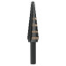 Broca escalonada óxido negro 13 escalones 1/8" a 1/2",Truper