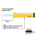 Linterna plástica de LED, 100 lm, recargable, PRETUL