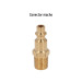 Conector rápido de latón, macho, cuerda 1/4" NPT, TRUPER
