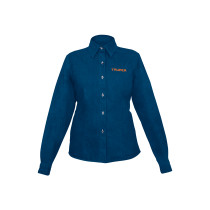 Camisa de mezclilla manga larga para mujer, G, TRUPER