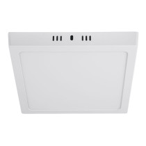 Luminario LED plafón 18W 6500K, cuadrado, blanco, VOLTECK