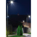 Luminario suburbano ABS con foco LED 30W 6500K sensor de luz