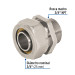 Conector para PEALPE, 3/4", con rosca macho, FOSET