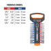 Juego de dados mm y std con matraca, cuadro 1/4", TRUPER