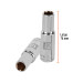 Dado largo de 12 mm, 6 puntas, cuadro 1/2", TRUPER