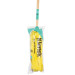 Trapeador de microfibra lisa, bastón de 120 cm, KLINTEK