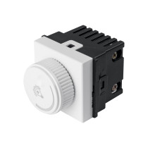 Dimmer giratorio de 1.5 módulos, línea Toledo, BASIC