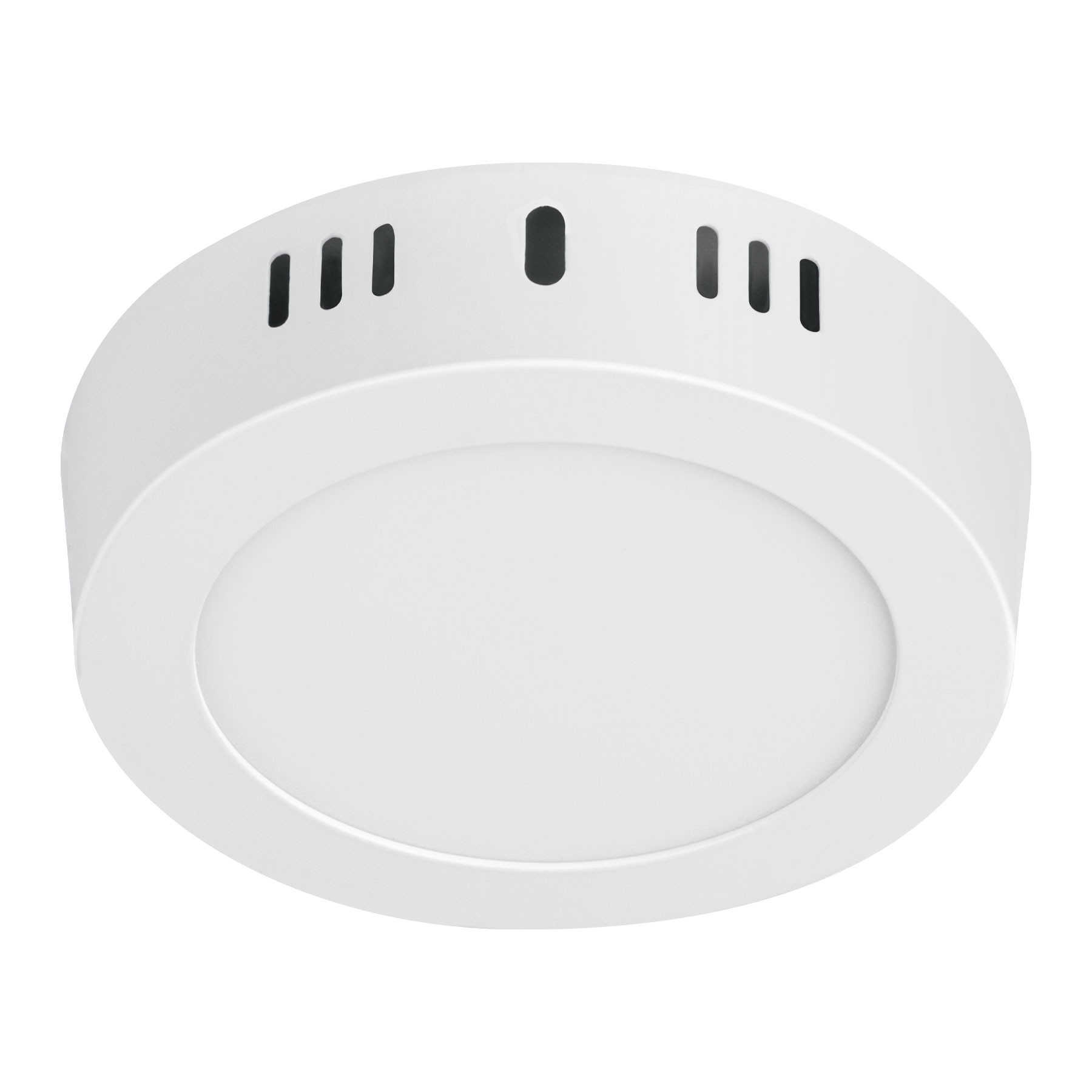 Luminario LED plafón 6W 6500K, redondo, blanco, VOLTECK