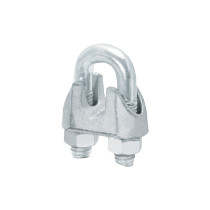 Bolsa c/20 nudos (perros) de hierro p/cable de 3/8", FIERO