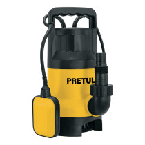 Bomba sumergible plástica, 1 HP para agua sucia, PRETUL