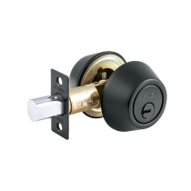 Cerrojo llave-llave negro, llave puntos, HERMEX