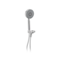 Regadera satín de teléfono 4" con soporte, FOSET ELEMENT