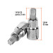 Dado punta torx T-55, cuadro 1/2", TRUPER