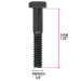 Bolsa con 80 tornillos 1/4" x 1-1/2" acero grado 5, FIERO