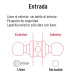 Cerradura pomo, negro, oval, entrada, HERMEX