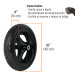 Carretilla 4.75 ft3 angosta, Imponchable, tubular, TRUPER