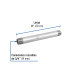 Niple de acero galvanizado 3/4" x 8", FOSET