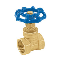 Válvula de compuerta de latón roscable de 3/4", FOSET