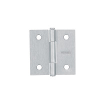 Bisagra cuadrada 2", satinado, cabeza plana, HERMEX