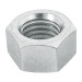 Bolsa con 25 tuercas 5/8" hexagonales de acero galvanizado