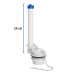 Válvula de descarga 2"para WC de 2piezas, cadena inox, FOSET