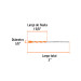 Broca multimaterial 1/8 x 3", TRUPER