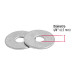 Bolsa de 1 kilo arandelas planas galvanizadas 1/4", FIERO