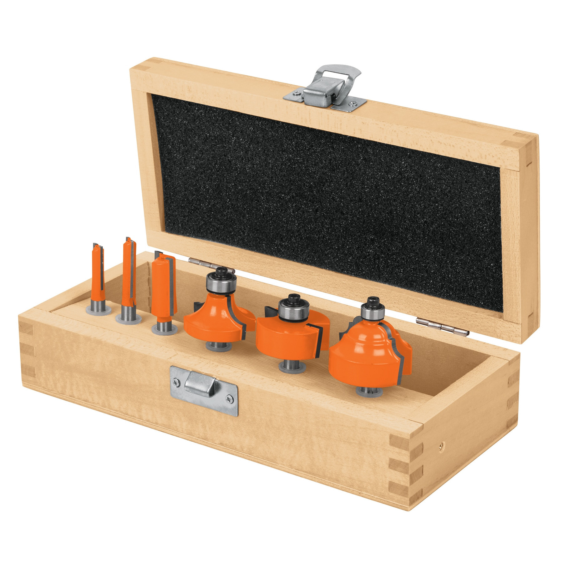 Juego de 6 brocas para router, TRUPER
