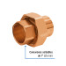 Tuerca unión de cobre de 1", FOSET BASIC